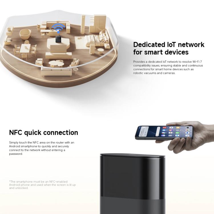 Xiaomi Whole Home Router BE3600 Pro WiFi 7 Bluetooth Mesh Gateway 2.5G Port Dual Band, BE3600 Pro Xiaomi Whole Home Router BE3600 Pro WiFi 7 Bluetooth Mesh Gateway 2.5G Port Dual Band, BE3600 Pro